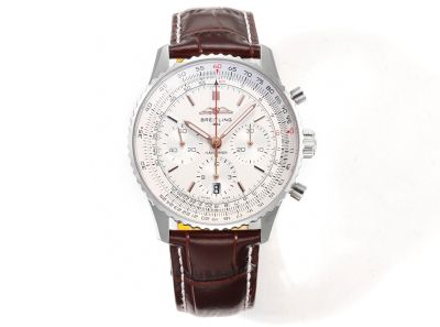 Breitling 43MM in Diameter Navitimer Series B01 Movement White Watch